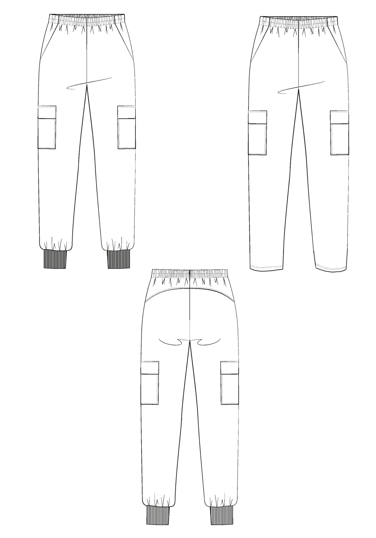 Sasha Jogger Trousers Paper Sewing Pattern - Maison Fauve - Image 17