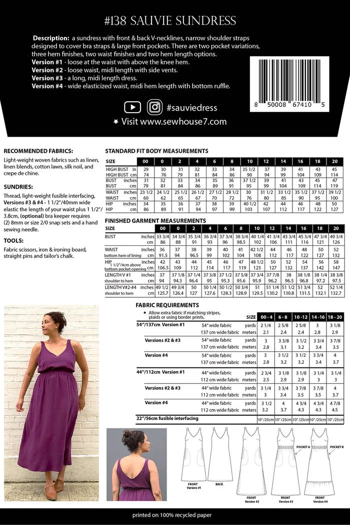 Sauvie Sundress Sewing Pattern - Sew House Seven - Image 24