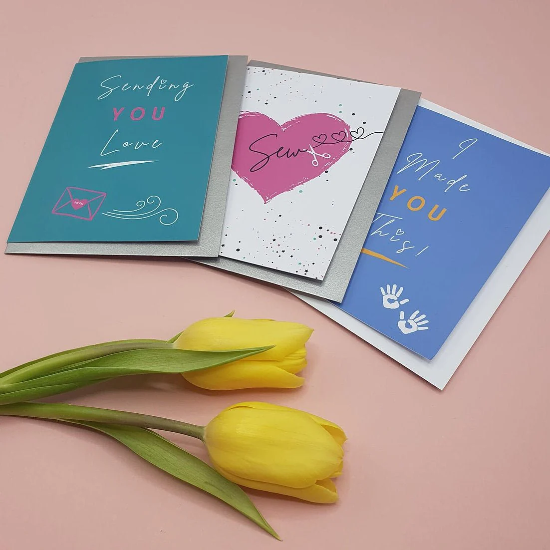 "SENDING YOU LOVE!" Sewing Themed Greeting Card - Sew Anonymous - Image 5