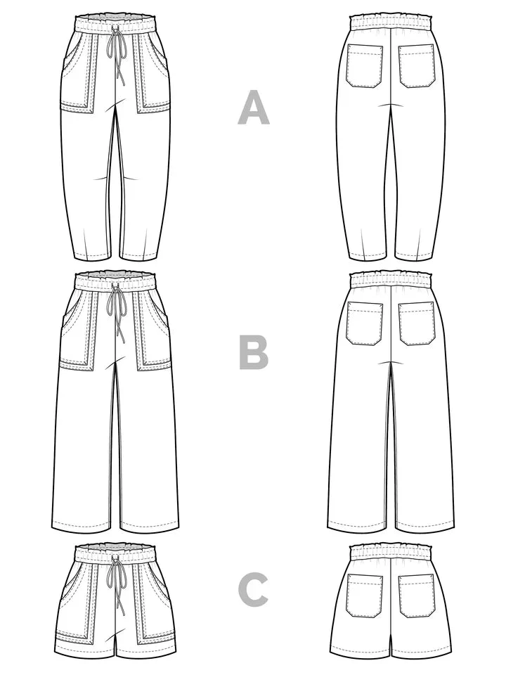 Sepia Pants & Shorts Pattern - Closet Core Patterns - Image 39