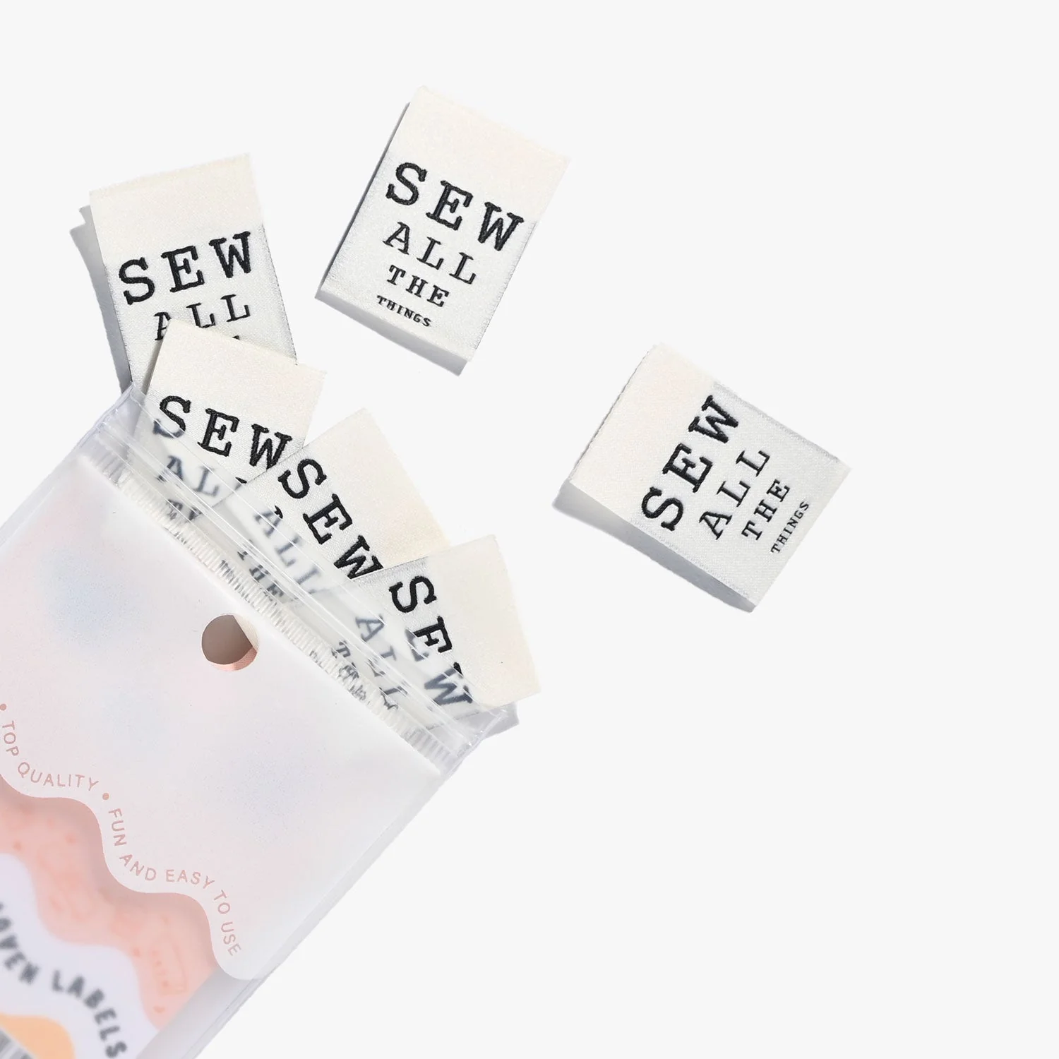 "SEW ALL THE THINGS" Woven Label Pack - Kylie And The Machine - Image 2