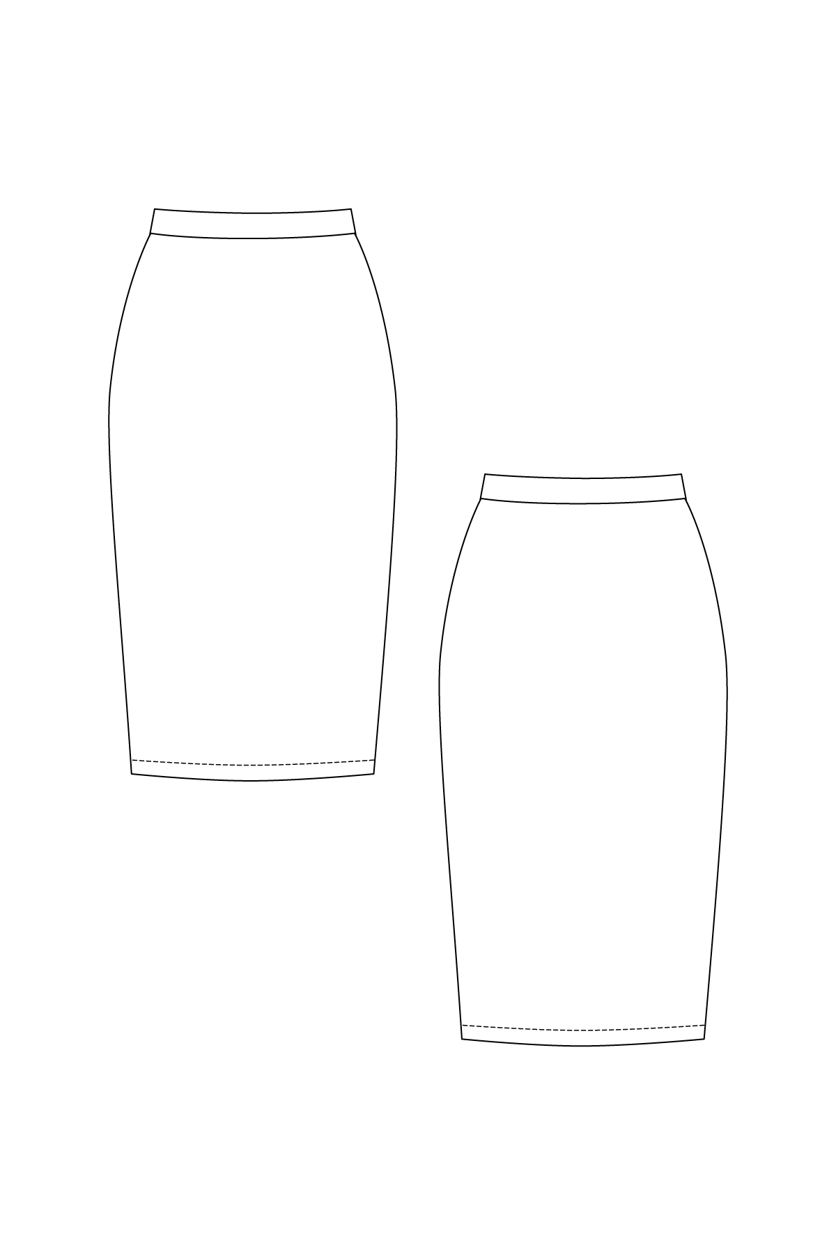 Shadi Pencil Skirt - PDF Pattern - Named Clothing - Image 3