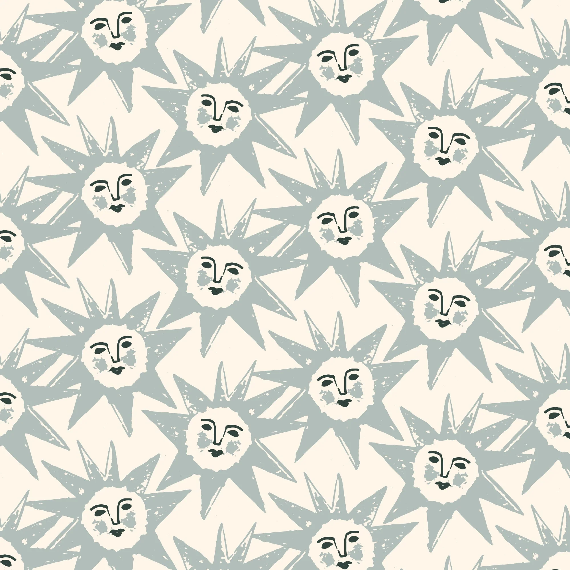 Shine On - Dusty Blue - Kindred Comforts - Tanya Celia - Cloud 9 Fabrics - Poplin - Image 3