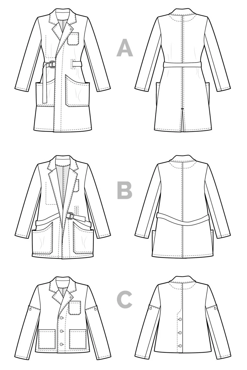 Sienna Maker Jacket Pattern - Closet Core Patterns - Image 21