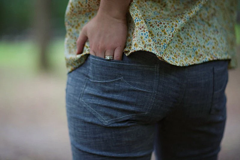 Simple Skinny Jeans Paper Pattern - Sew Liberated - Image 2