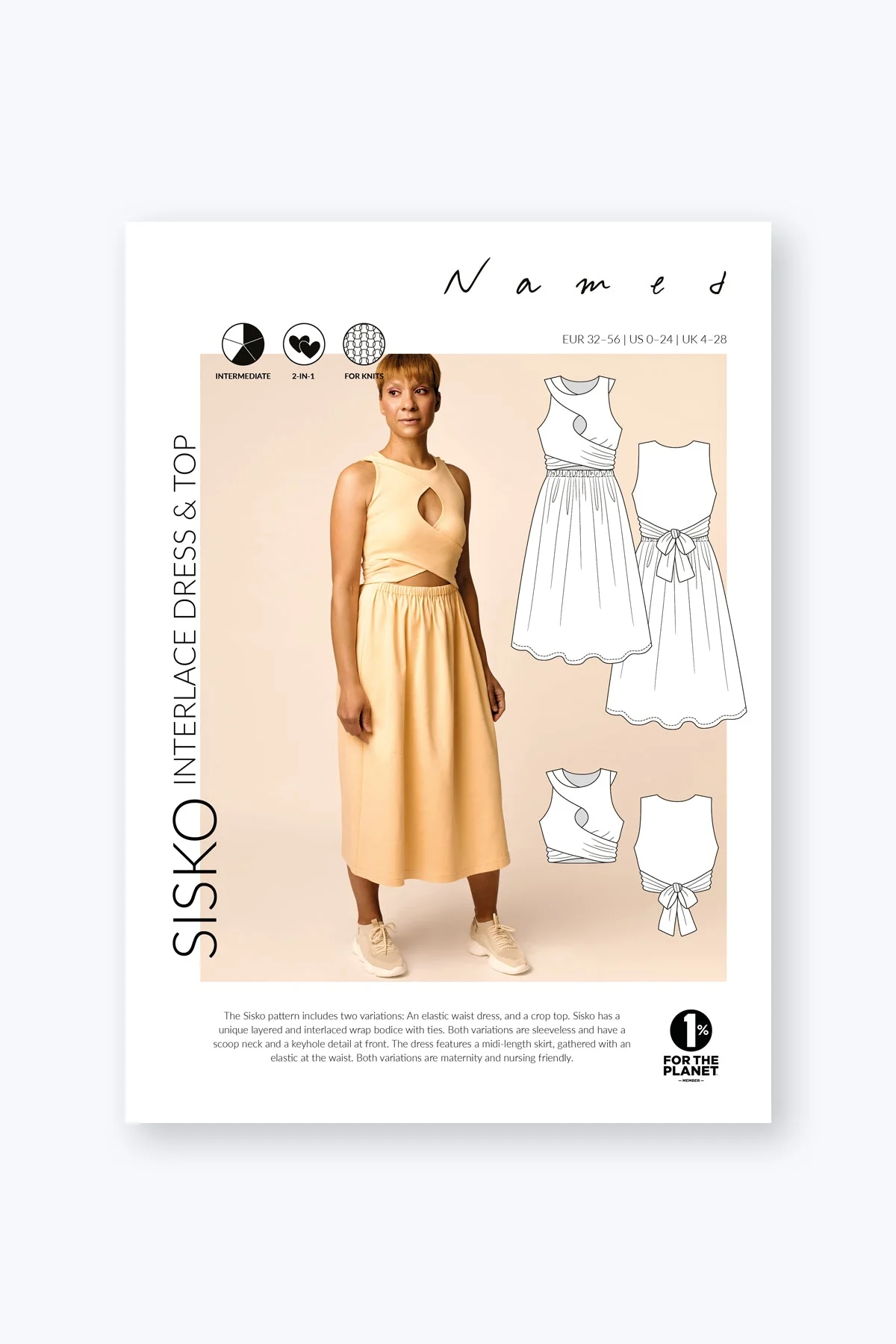 Sisko Interlace Dress and Top - PDF Pattern - Named Clothing - Image 10