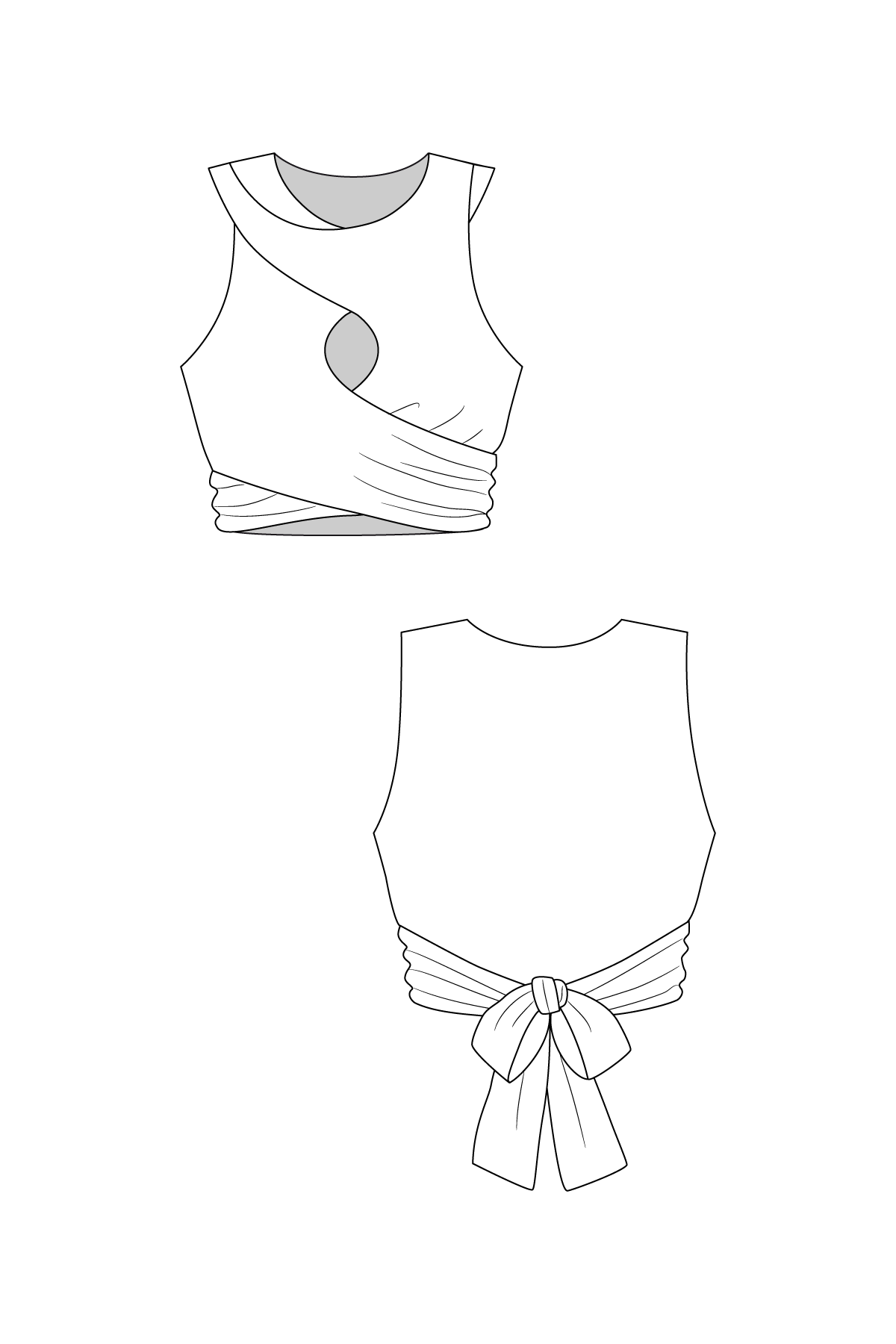 Sisko Interlace Dress and Top - PDF Pattern - Named Clothing - Image 12