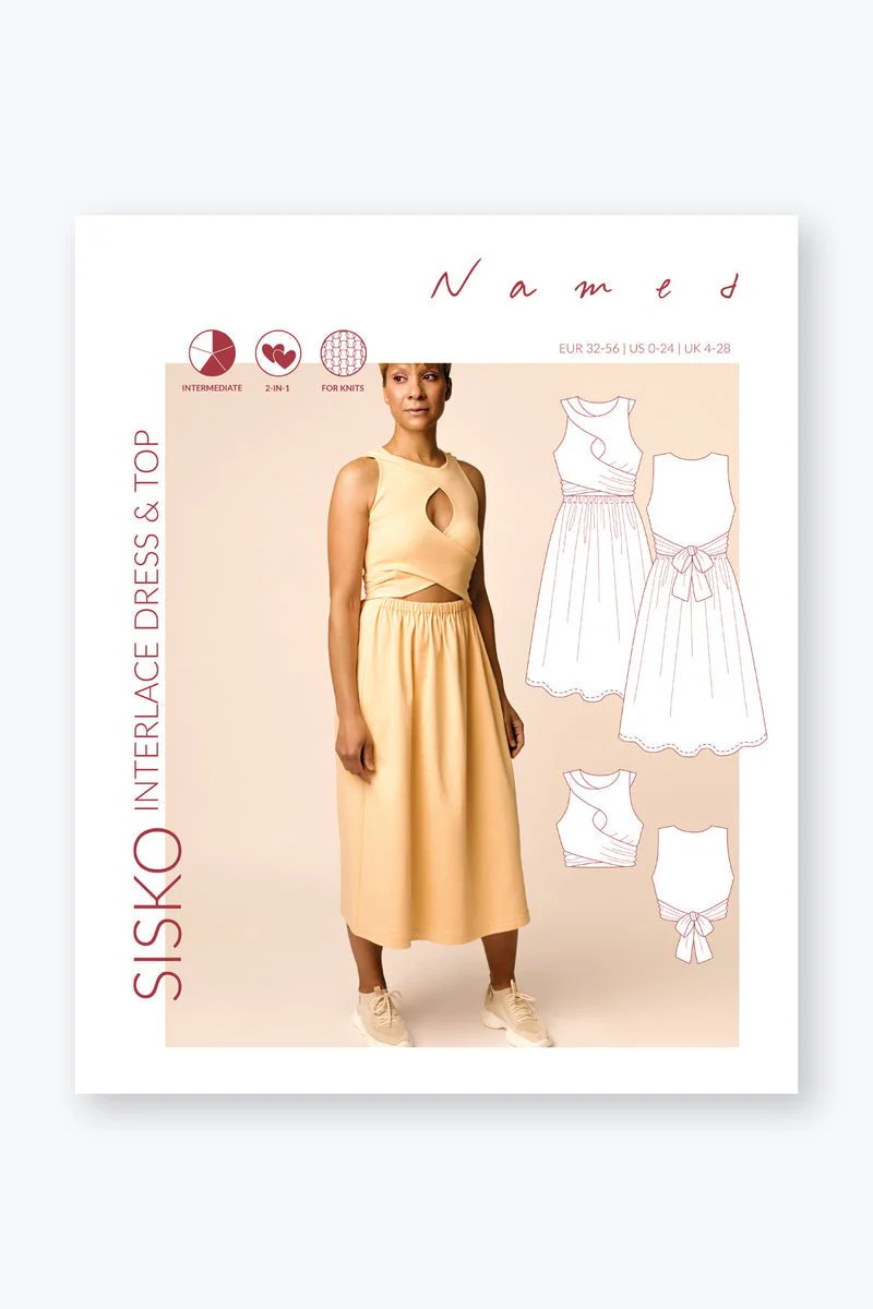 Sisko Interlace Dress & Top - Named Clothing - Sewing Pattern - Image 9