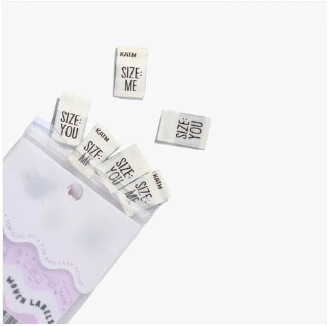 "SIZE: ME/YOU" Reversible Woven Label Pack - Kylie And The Machine - Image 3
