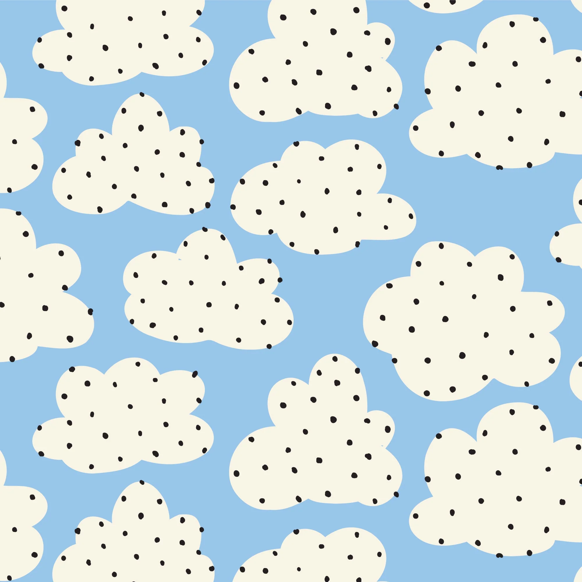 Spotty Sky - Sandra Hutter for Cloud9 Fabrics - Broadcloth with Matte Laminate - Image 2