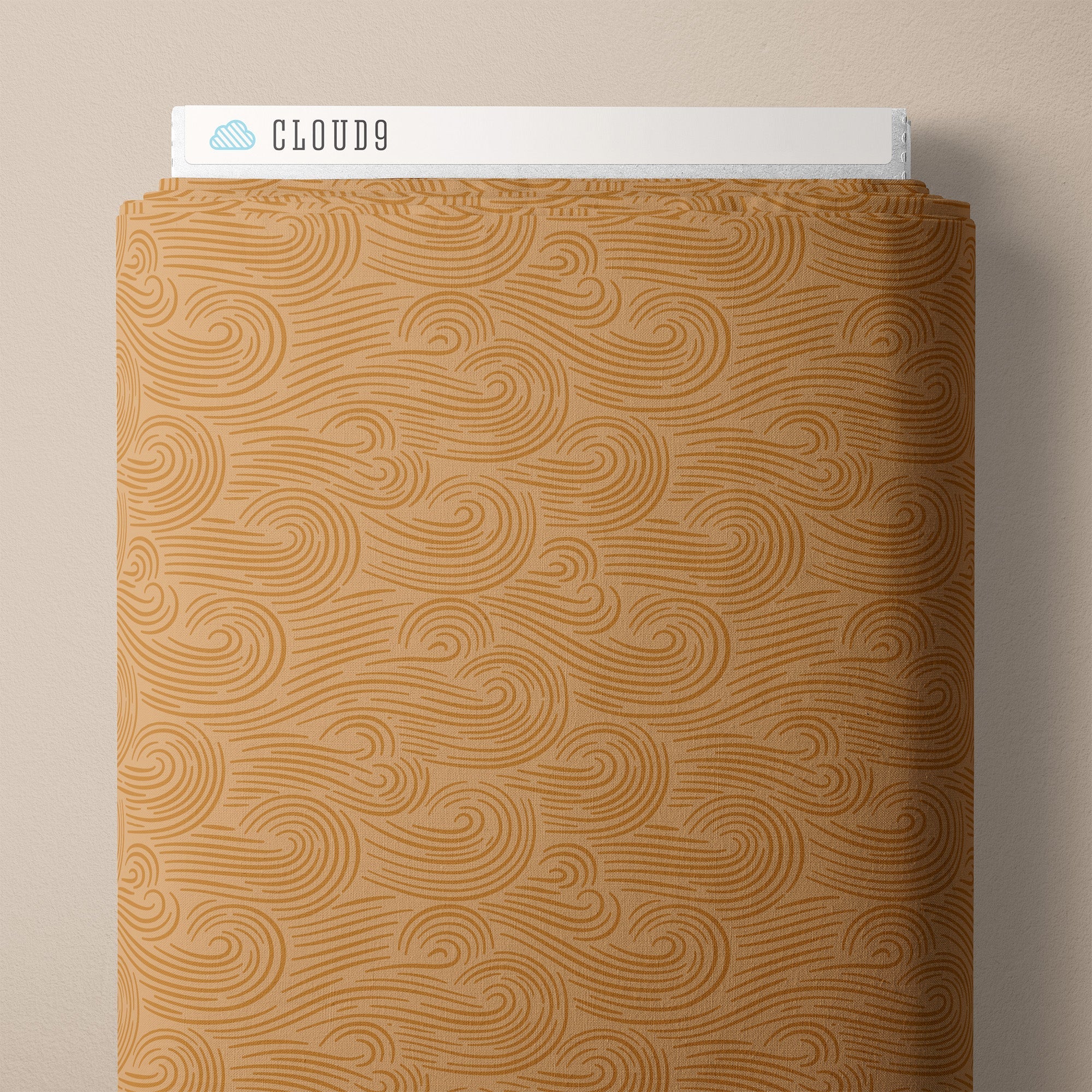 Spring Breeze - Gold Brown - Spring Showers - Ann Gardner - Cloud 9 Fabrics - Poplin