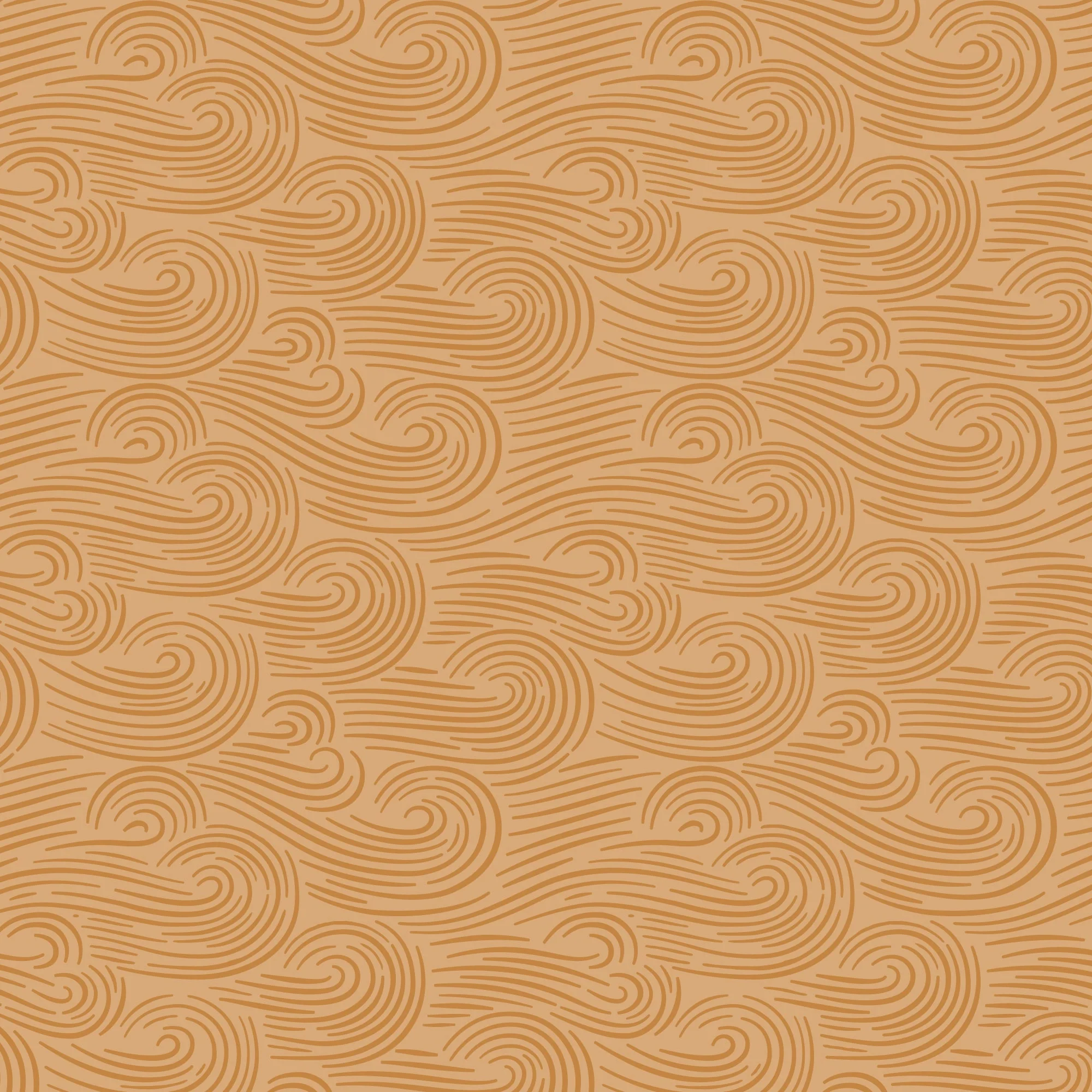 Spring Breeze - Gold Brown - Spring Showers - Ann Gardner - Cloud 9 Fabrics - Poplin - Image 3