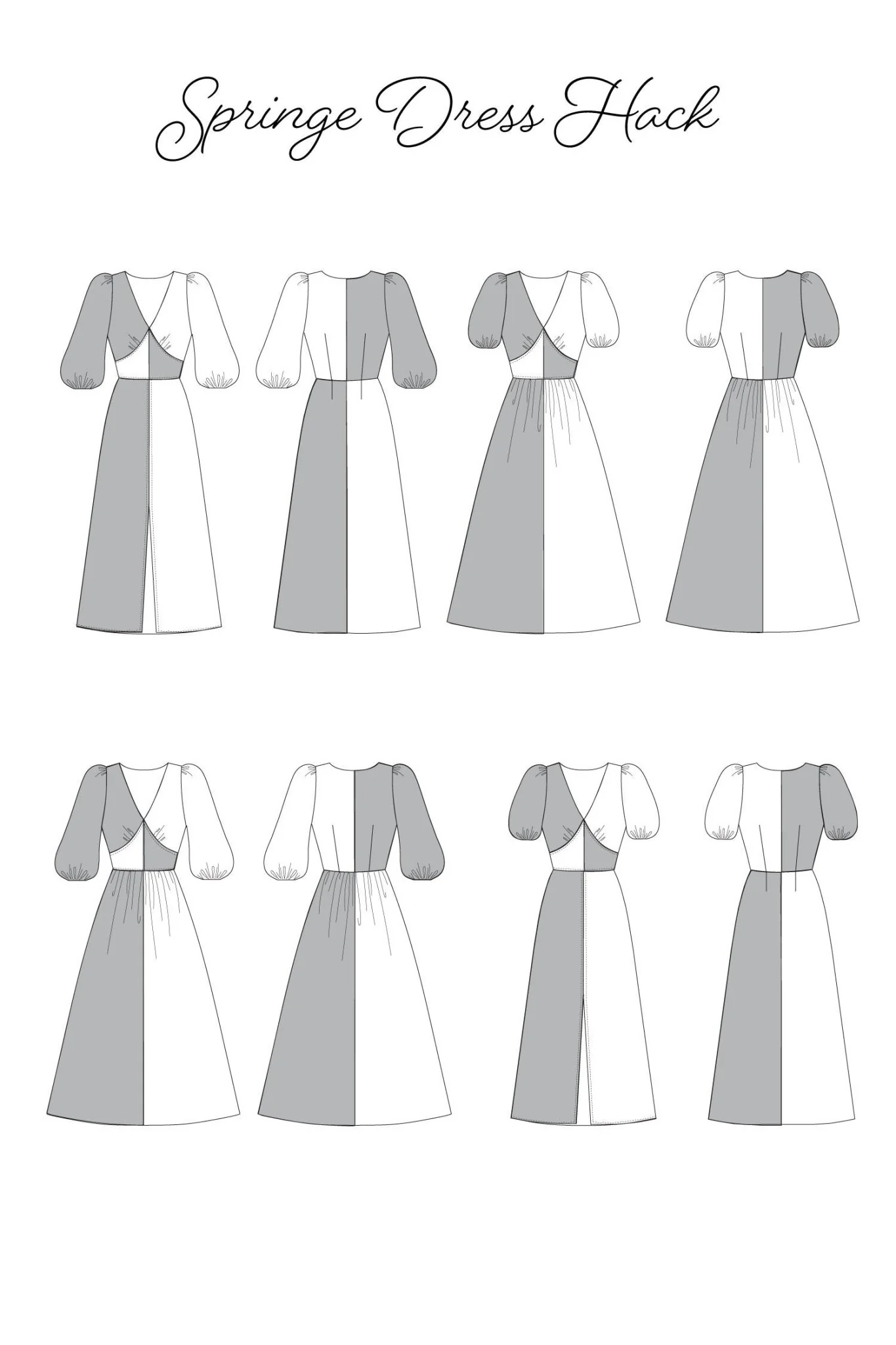Springe Dress PDF Pattern - Sew Love Patterns - Image 25