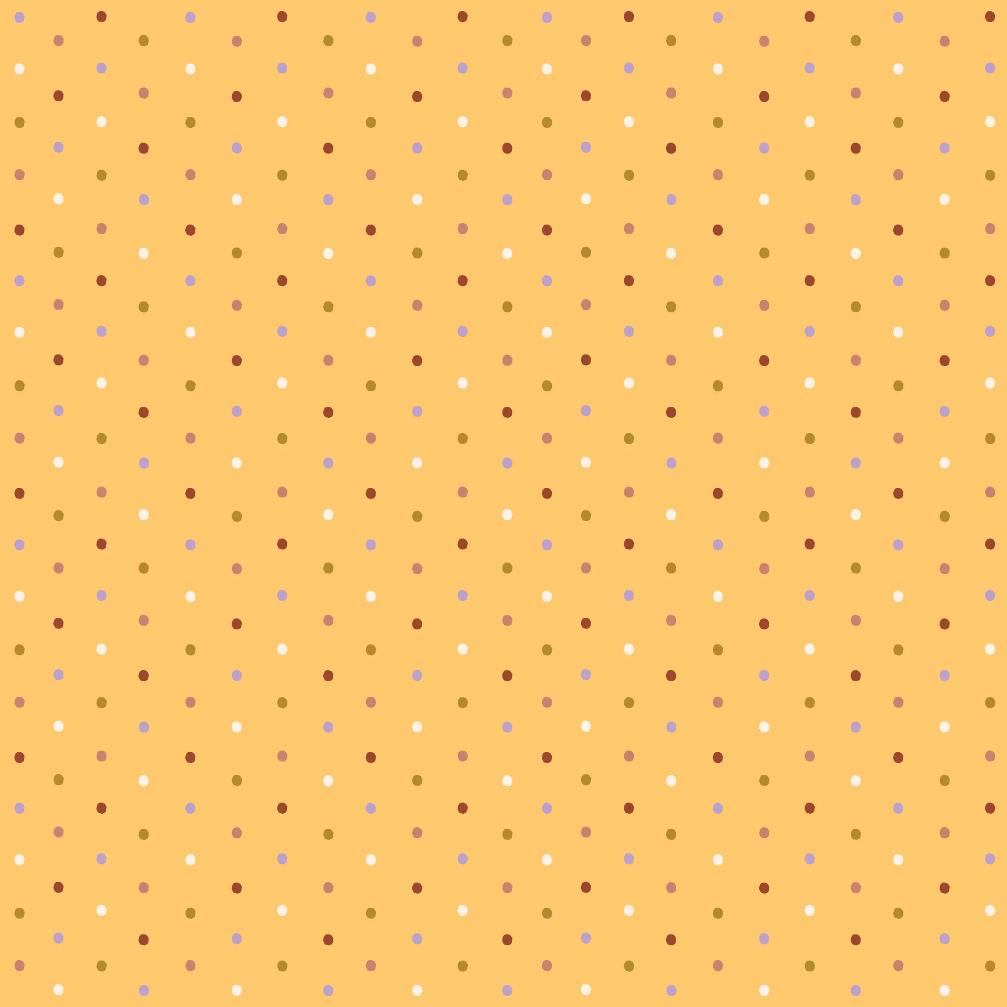 Sprinkles.- Gold - Retro Meadow - Sophie Rowe - Cloud 9 Fabrics - Poplin - Image 3