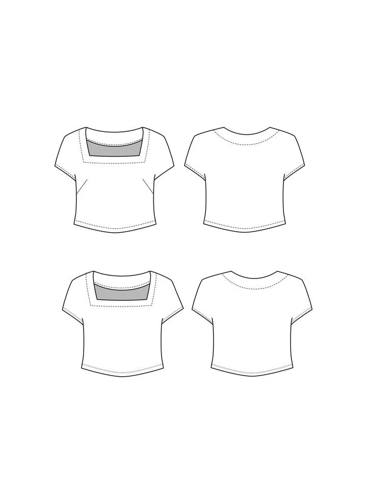 The Square Neck Top Pattern - Friday Pattern Company - Image 10