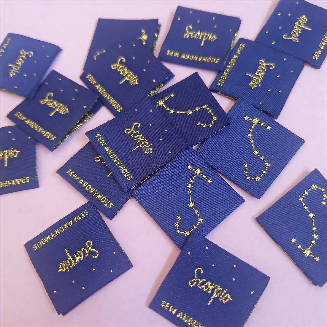 "STAR SIGN" Zodiac Woven Label Pack - Sew Anonymous - Image 10
