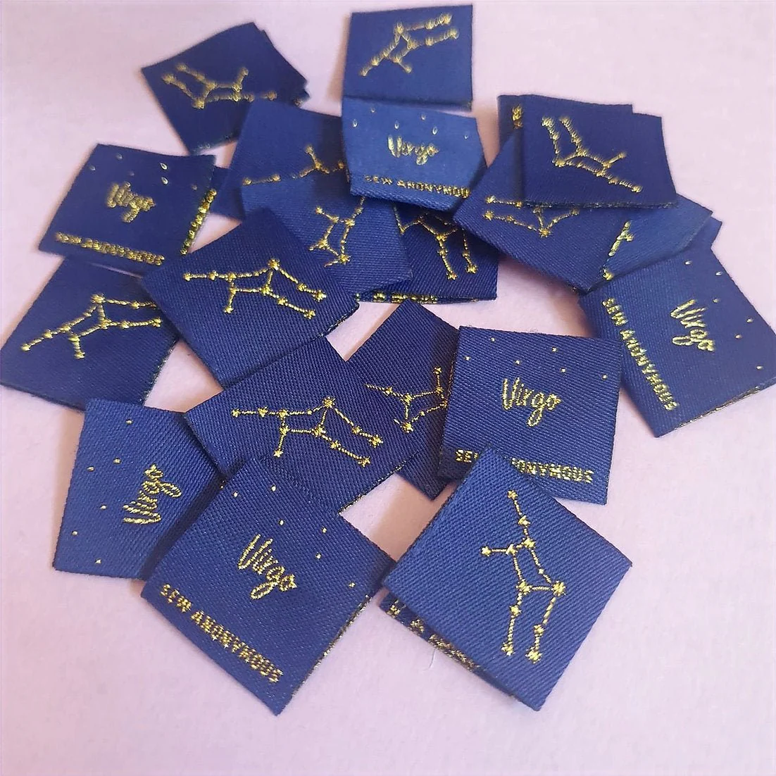 "STAR SIGN" Zodiac Woven Label Pack - Sew Anonymous - Image 12