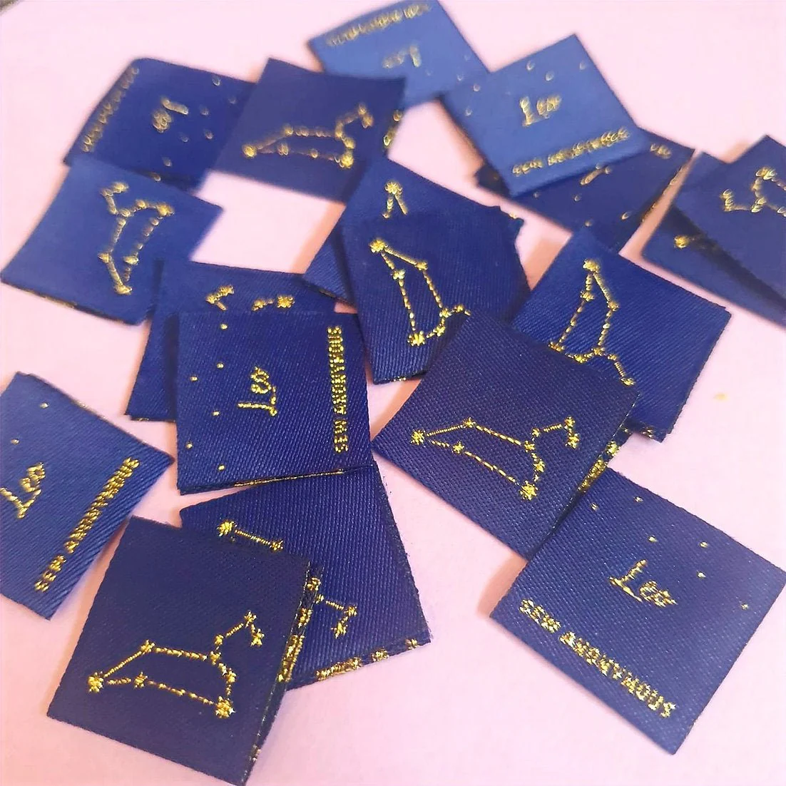 "STAR SIGN" Zodiac Woven Label Pack - Sew Anonymous - Image 14