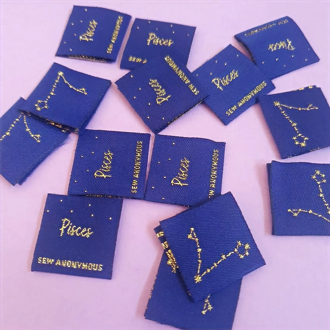 "STAR SIGN" Zodiac Woven Label Pack - Sew Anonymous - Image 5
