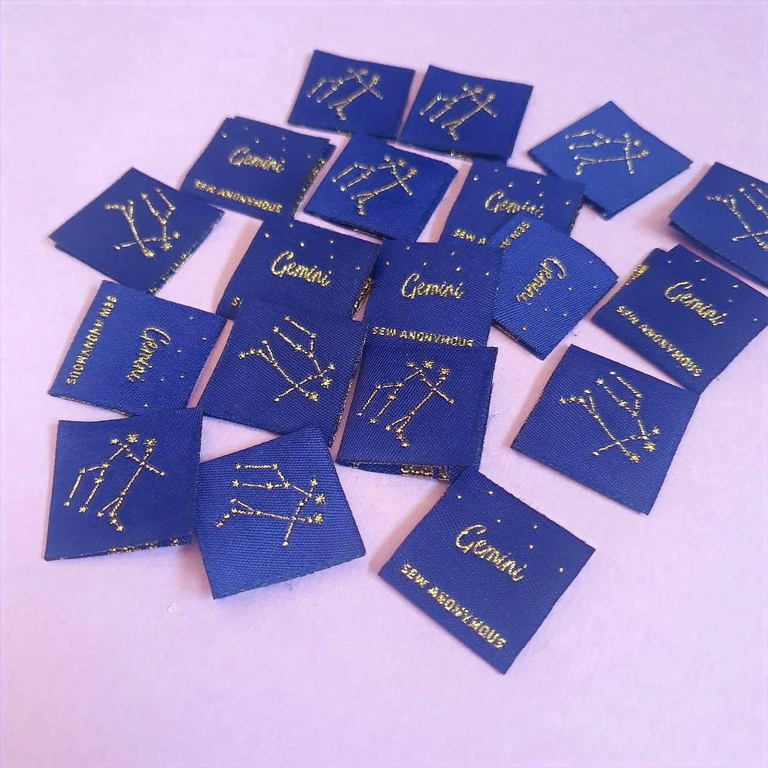 "STAR SIGN" Zodiac Woven Label Pack - Sew Anonymous - Image 6