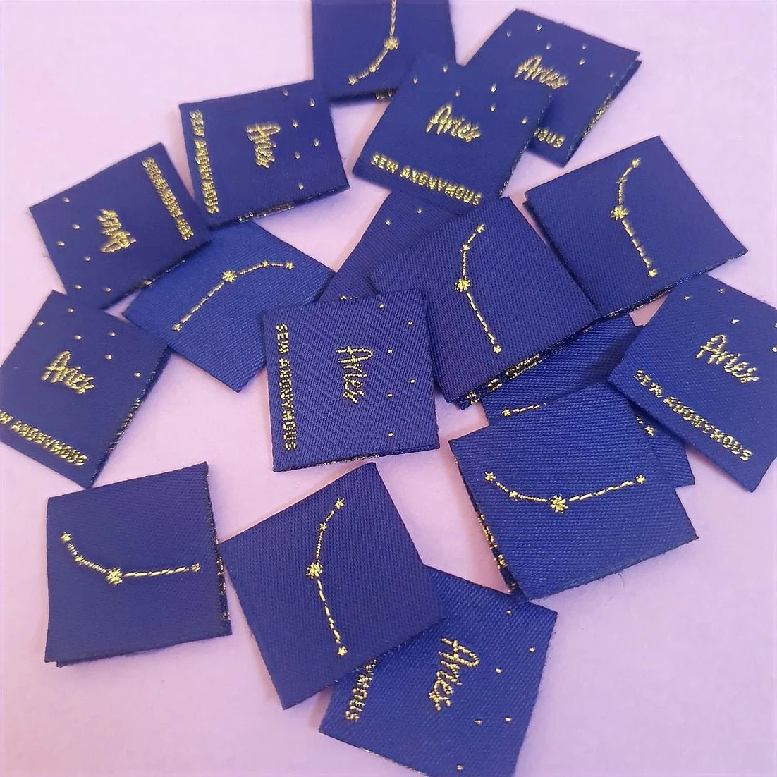 "STAR SIGN" Zodiac Woven Label Pack - Sew Anonymous - Image 7
