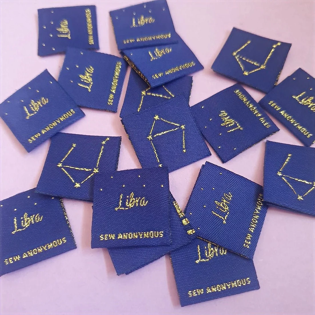 "STAR SIGN" Zodiac Woven Label Pack - Sew Anonymous - Image 8