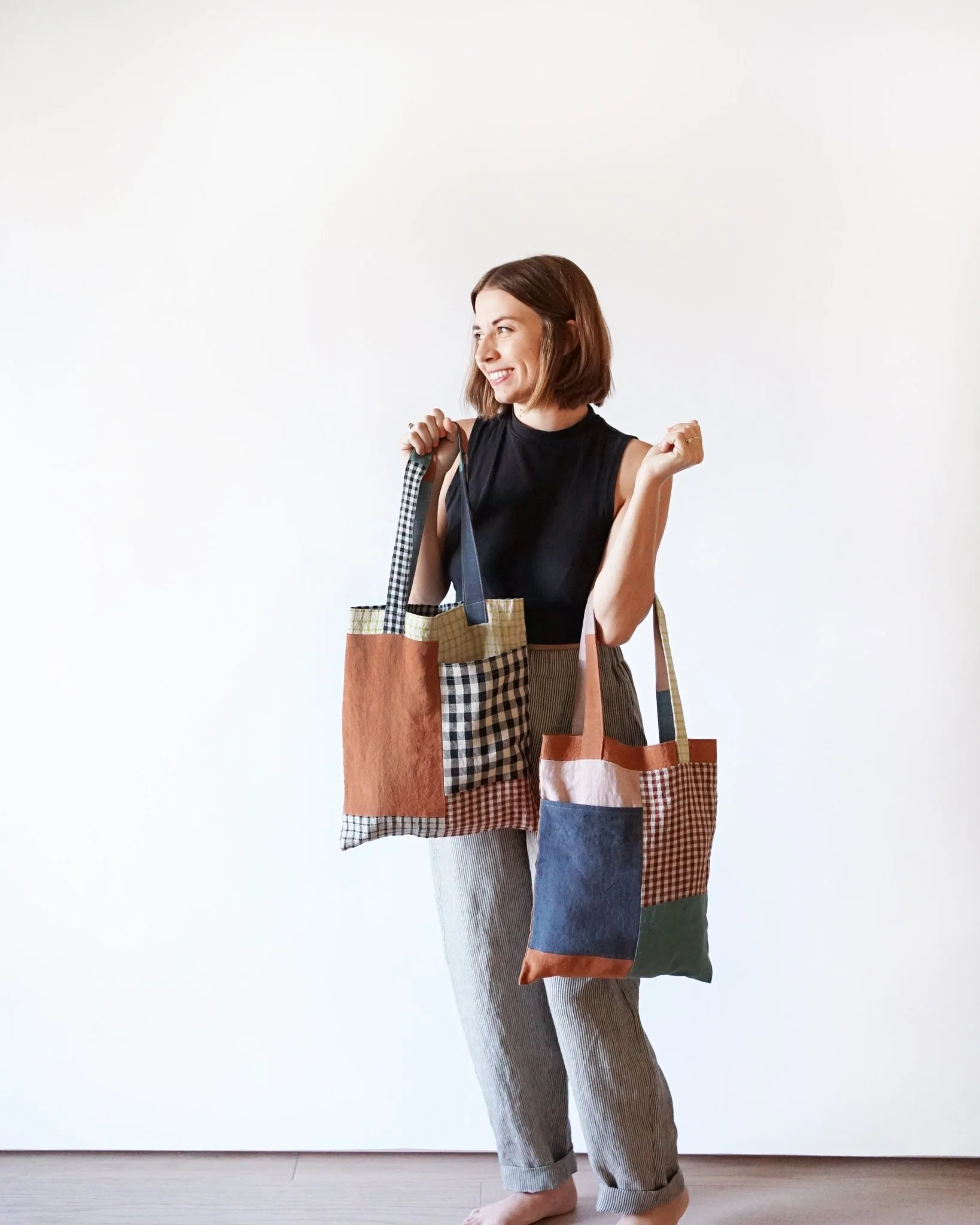 Stash Pocket Tote PDF Pattern - Matchy Matchy Sewing Club - Image 4