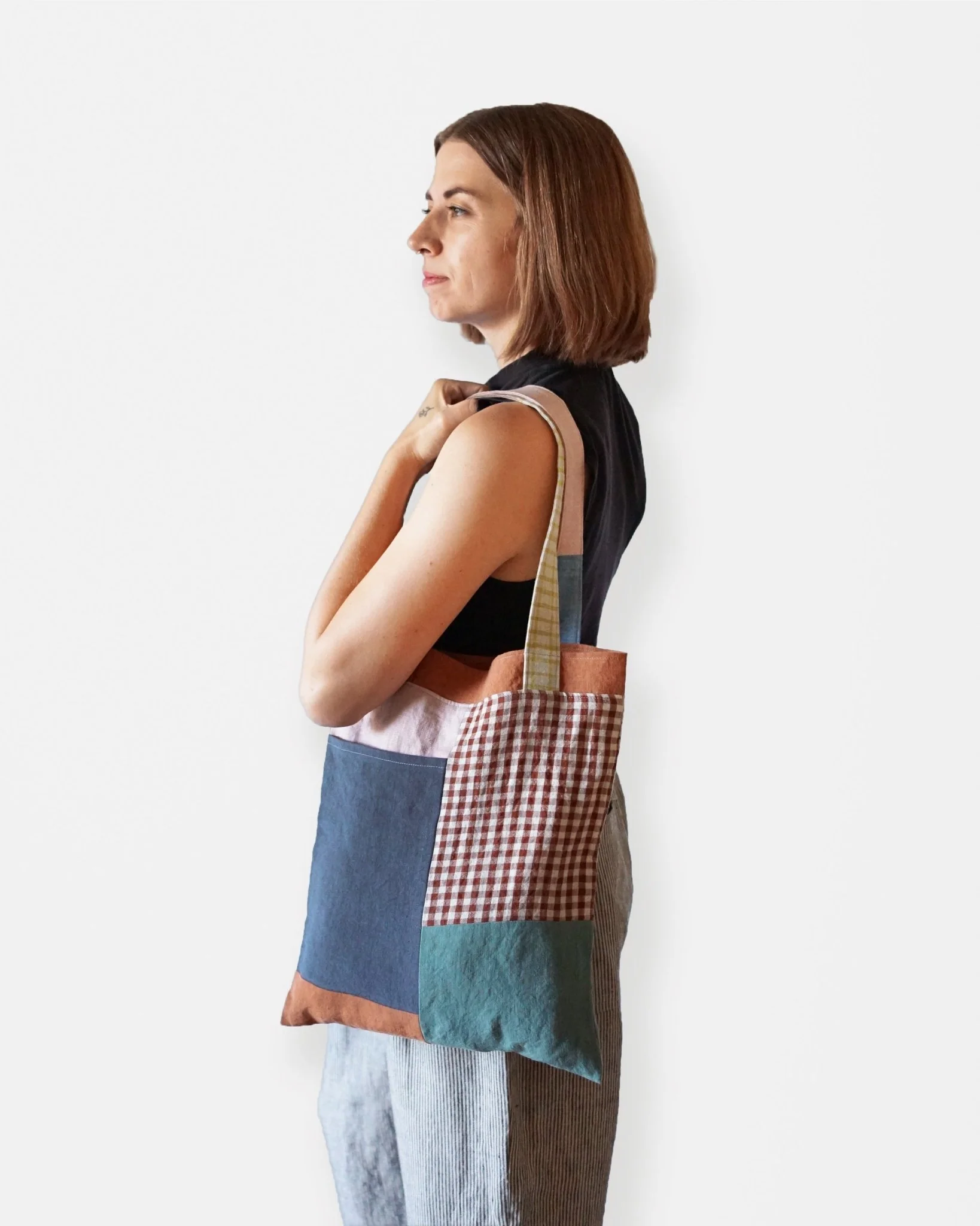 Stash Pocket Tote PDF Pattern - Matchy Matchy Sewing Club - Image 8