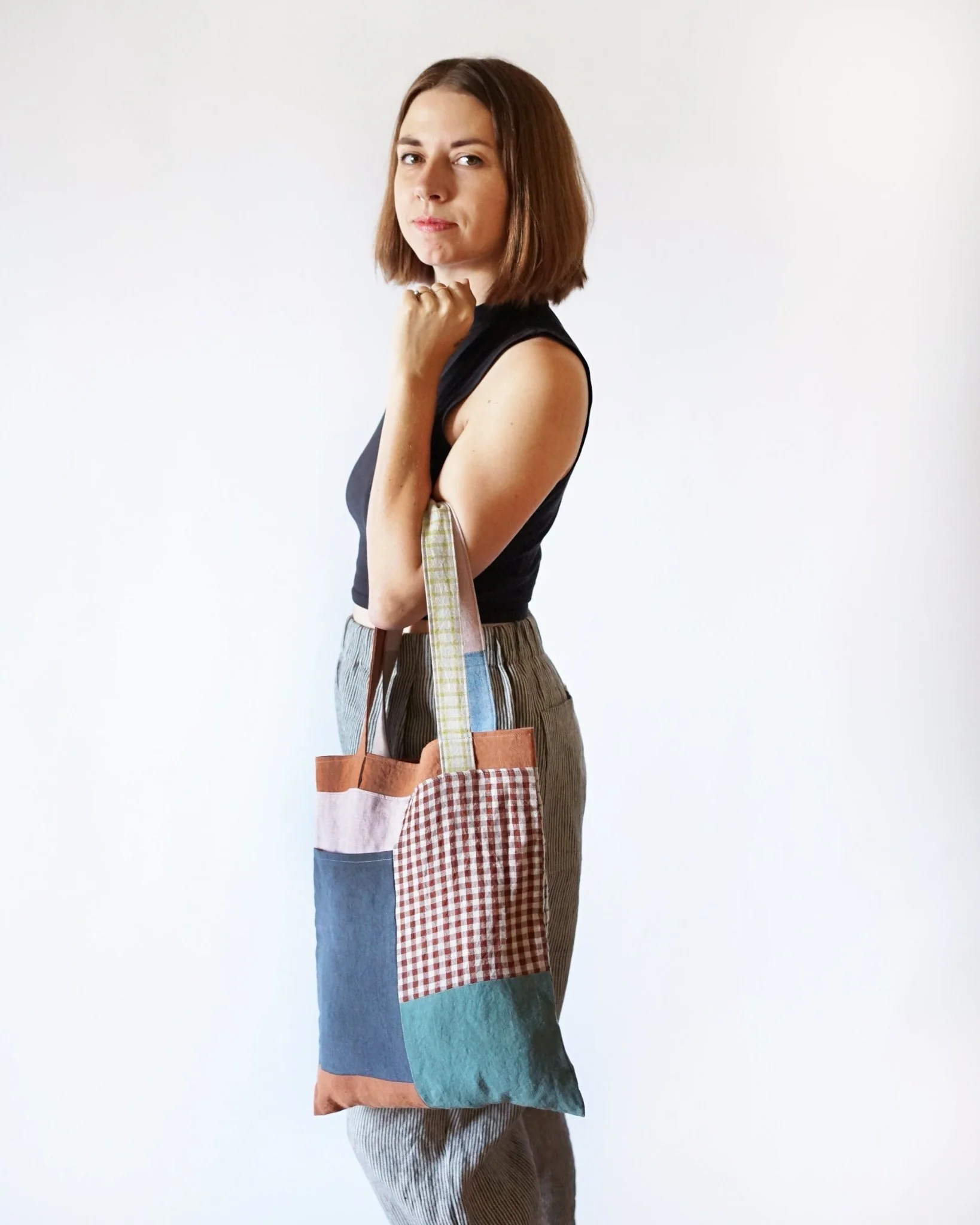 Stash Pocket Tote PDF Pattern - Matchy Matchy Sewing Club - Image 9