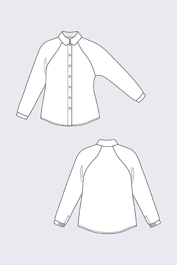 Stella Raglan Shirt + Dress - Named Clothing - Sewing Pattern - Image 9