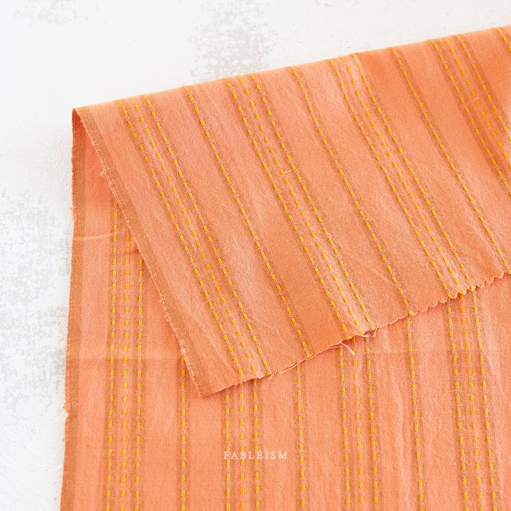 Stitch Stripe - Ginger - Lucky Loom - Fableism Supply Co. - Image 2
