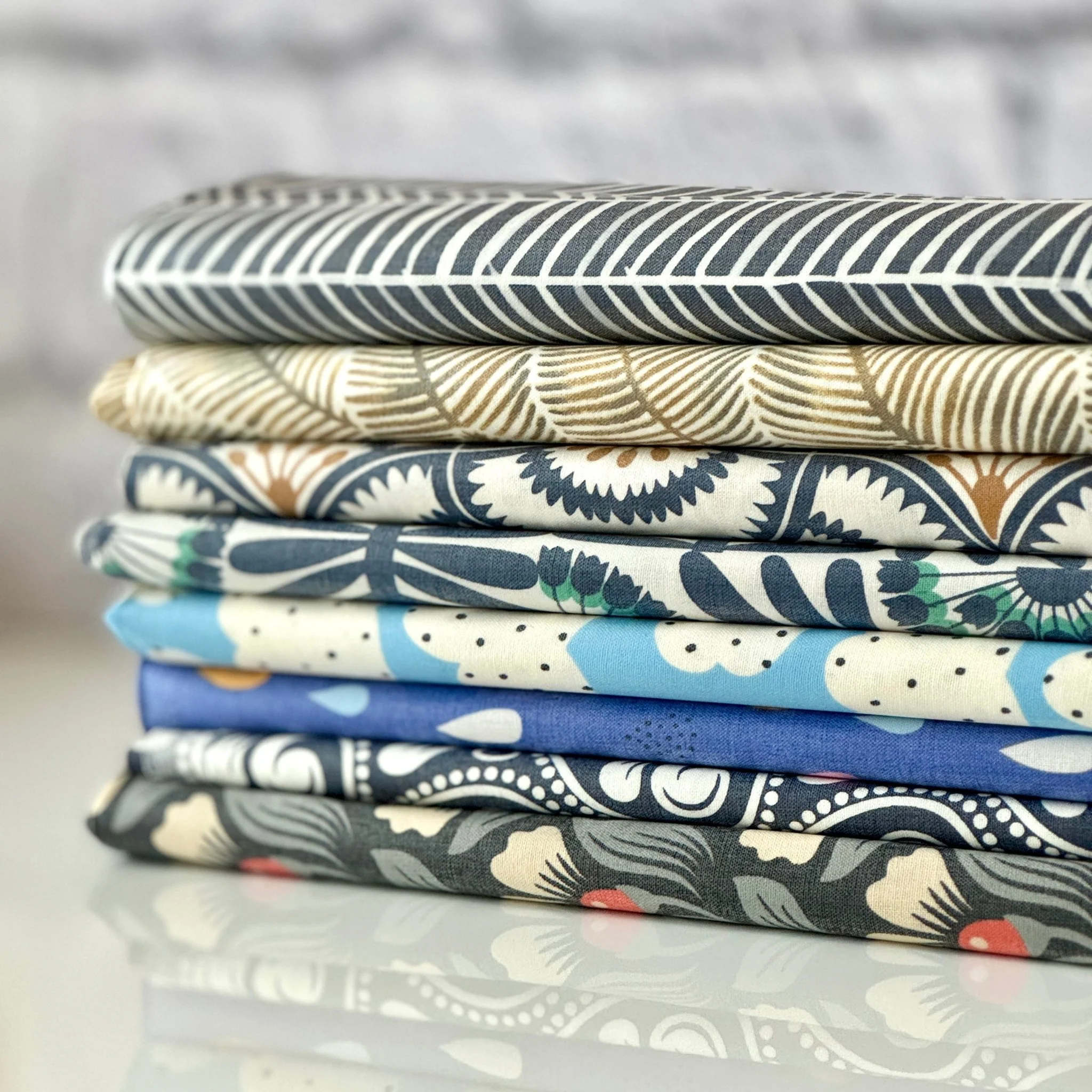 Sweet William Scallops - Taya Cosgrove for Cloud9 Fabrics - Broadcloth with Matte Laminate - Image 6