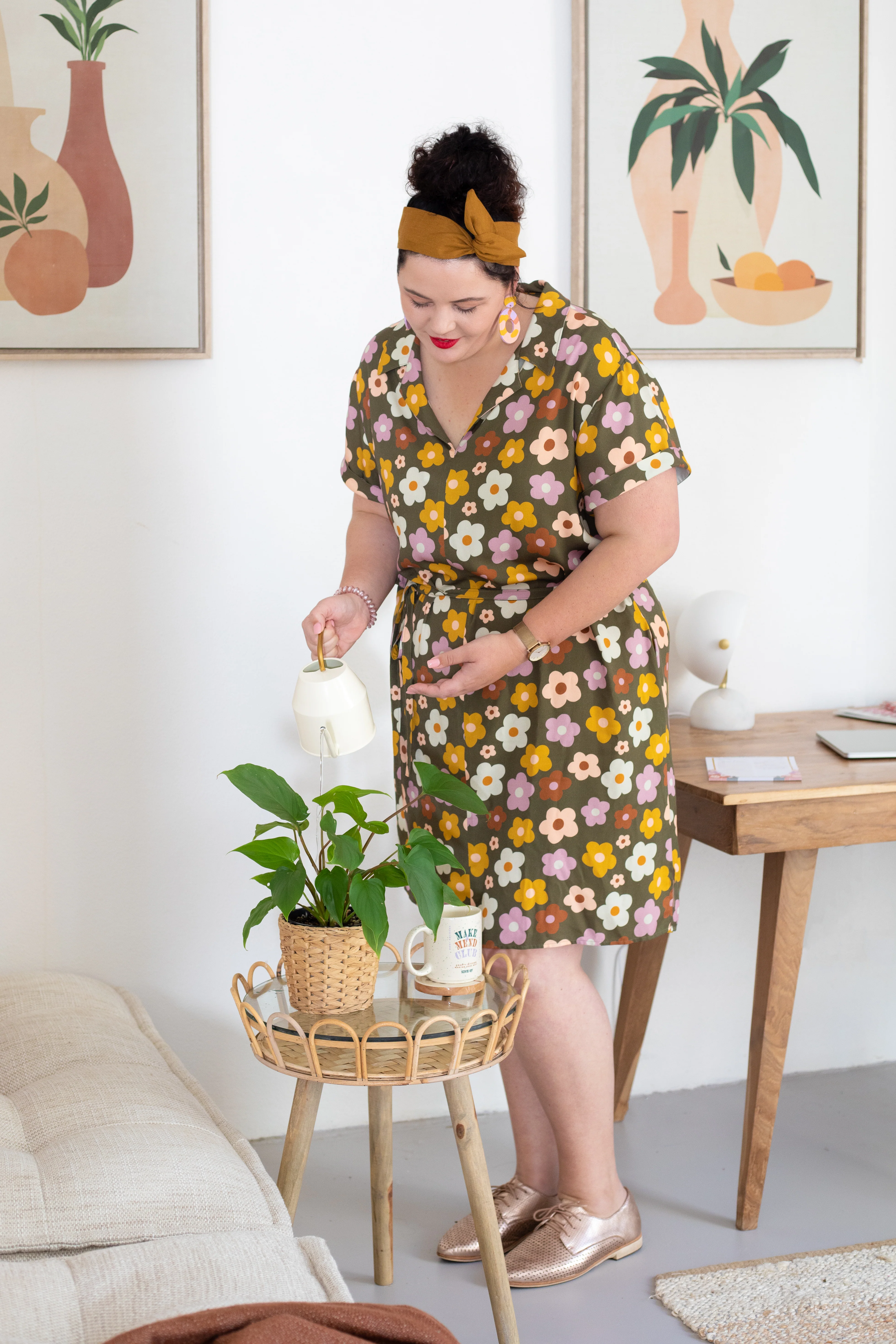 Sydni Shirt Dress - Paper Pattern - Sew to Grow - Image 57