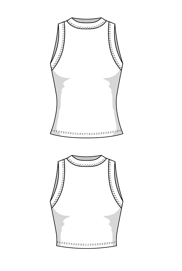 The Basic Tank Top - Paper Sewing Pattern - Juliana Martejevs - Image 7