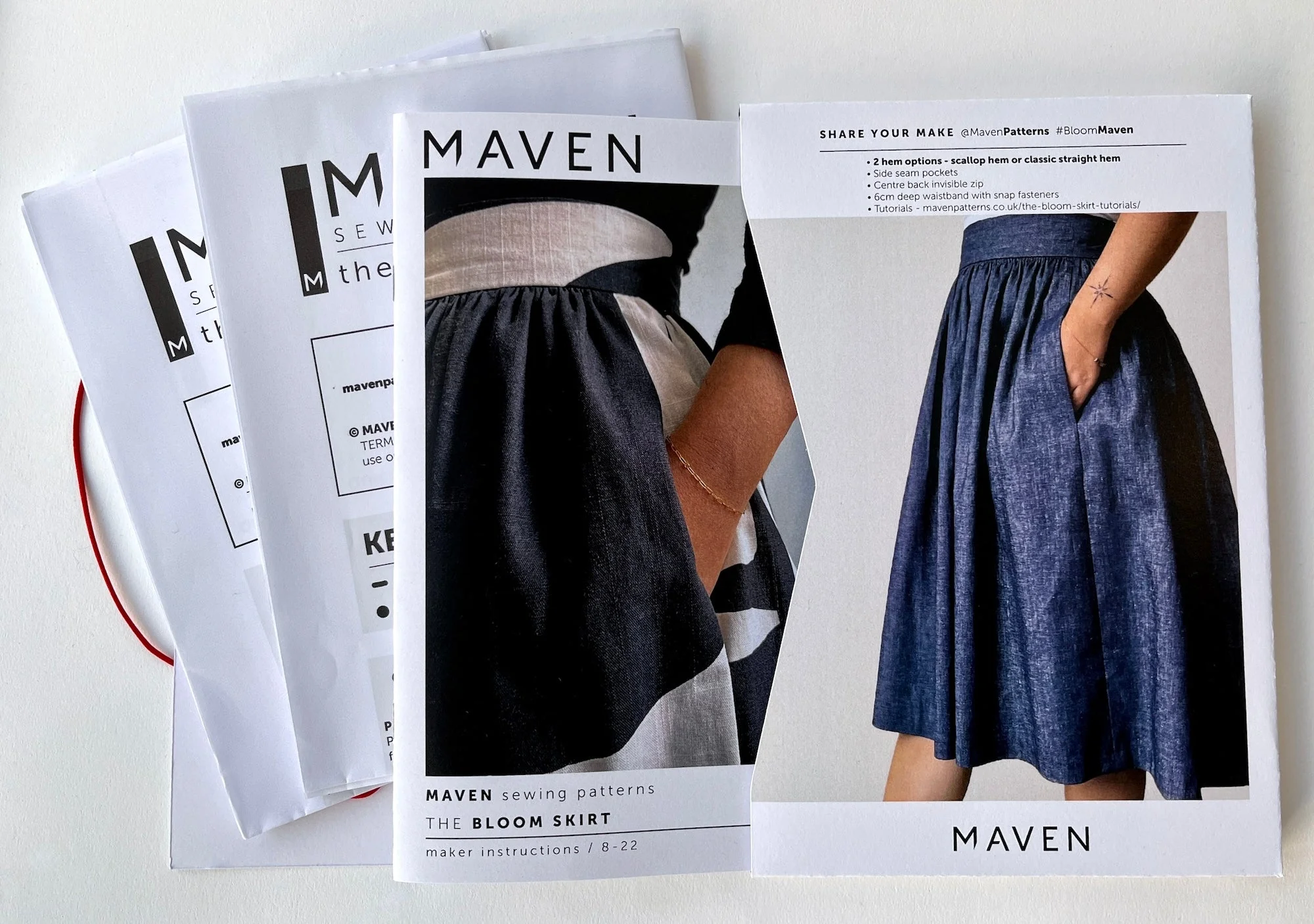 The Bloom Skirt Paper Sewing Pattern - Maven Sewing Patterns - Image 10