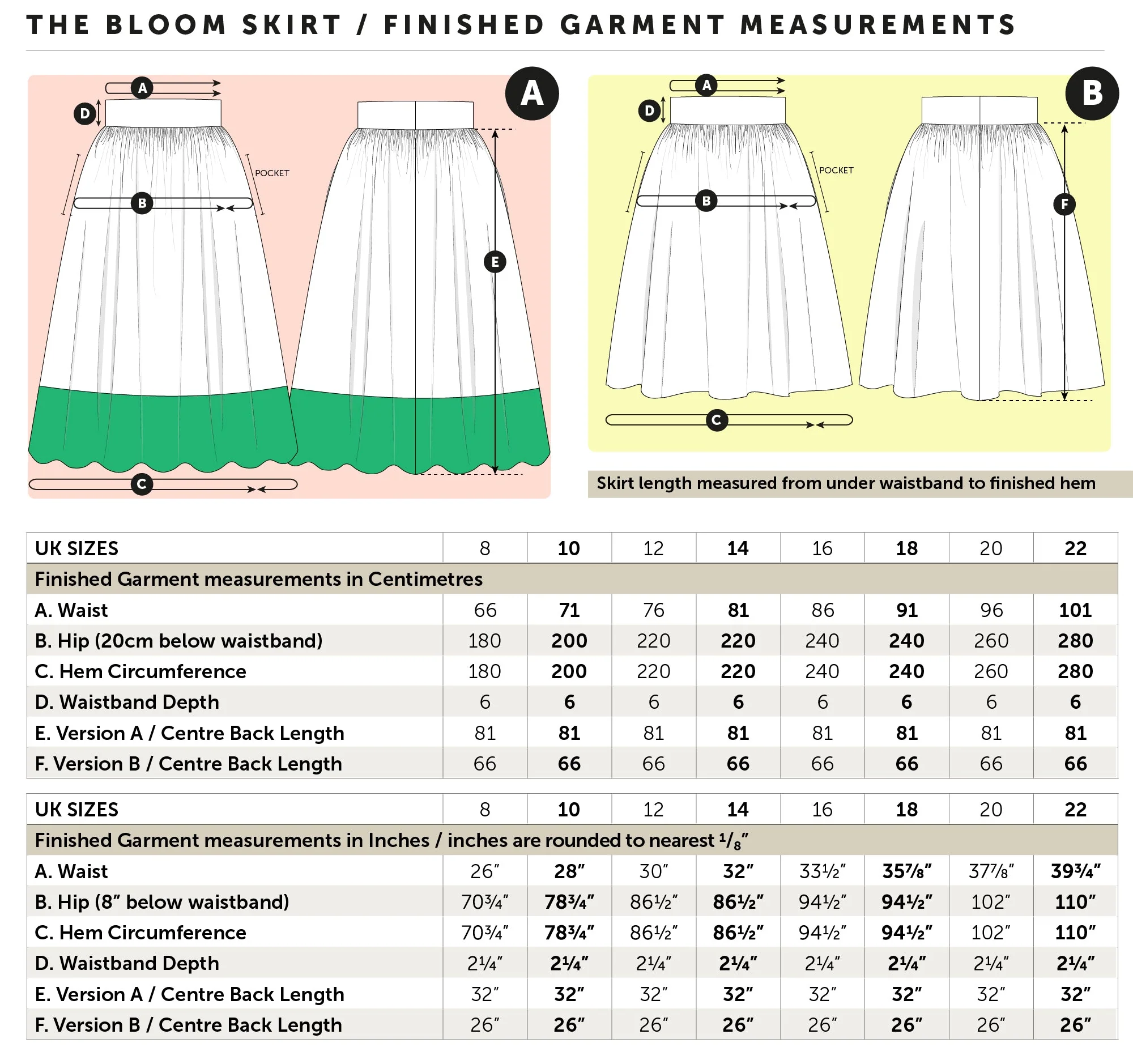 The Bloom Skirt Paper Sewing Pattern - Maven Sewing Patterns - Image 13