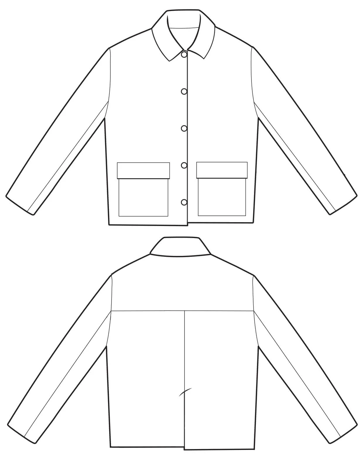 The Boxy Jacket - PDF Pattern - The Makers Atelier - Image 12