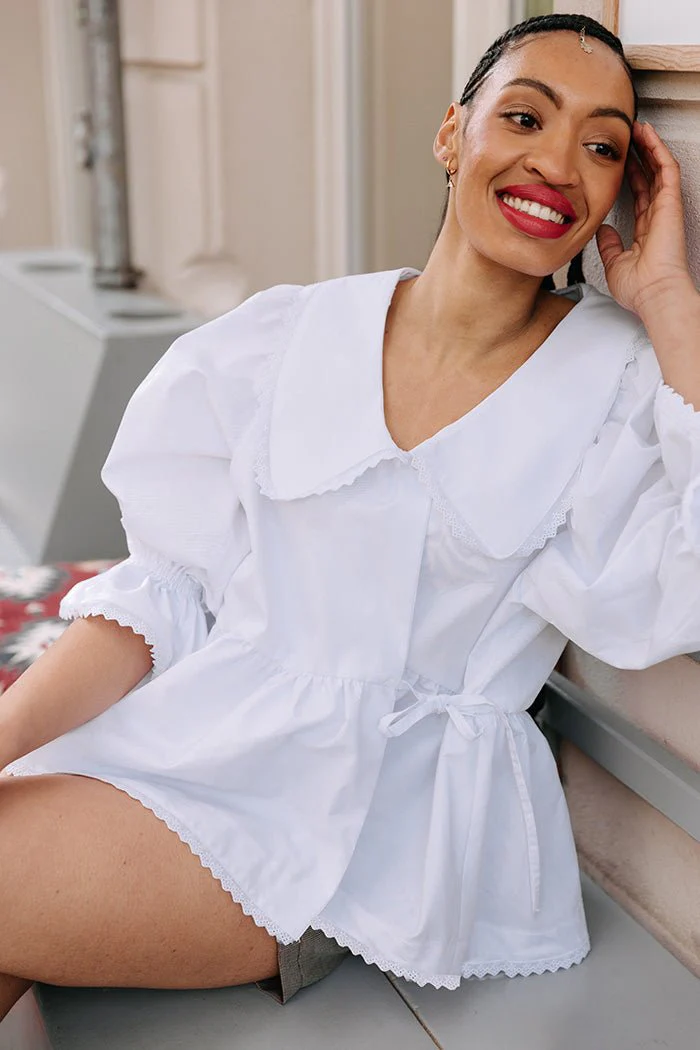 The Daphne Wrap Blouse - Paper Sewing Pattern - Juliana Martejevs - Image 2