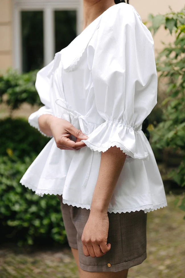 The Daphne Wrap Blouse - Paper Sewing Pattern - Juliana Martejevs - Image 4
