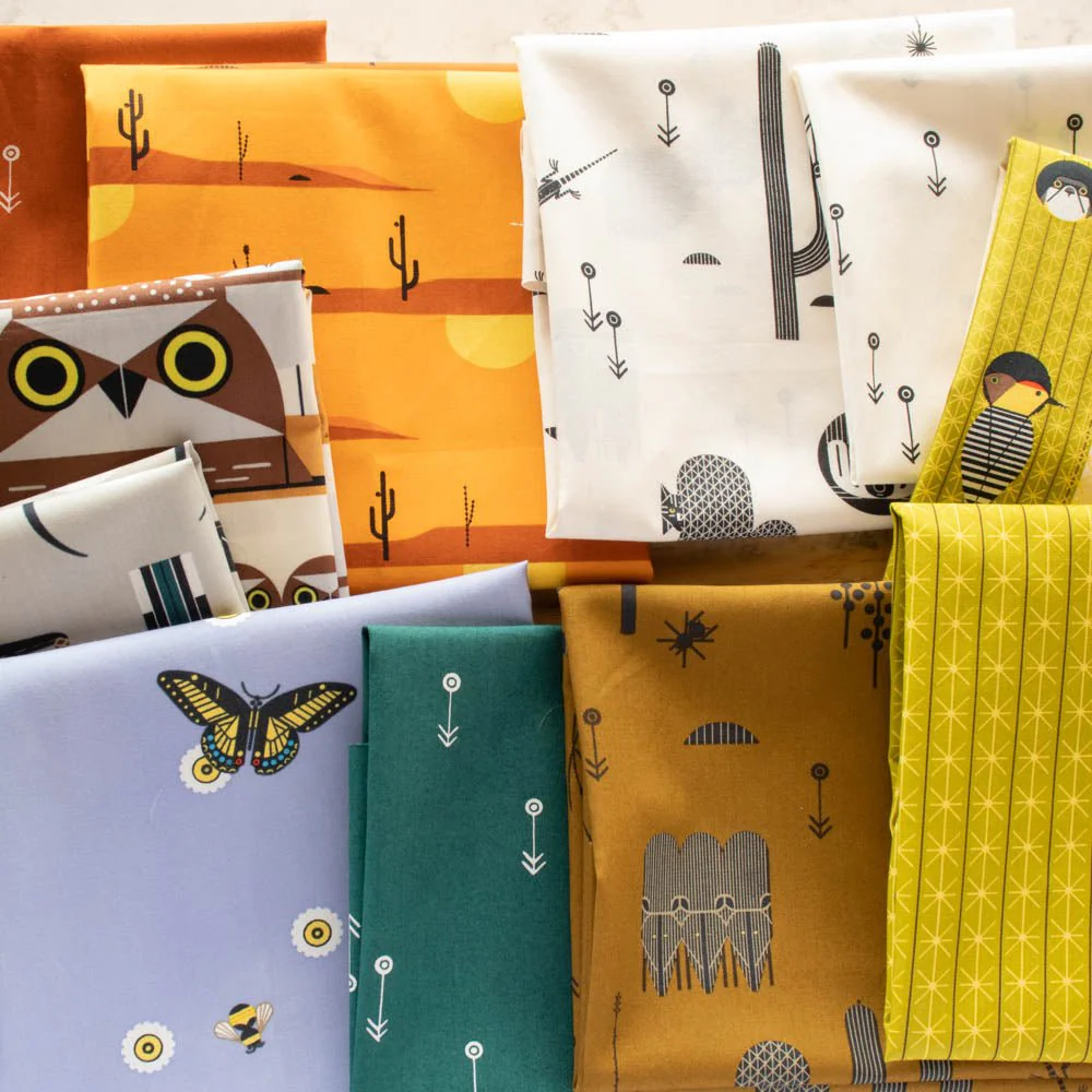 The Desert Poster And Softies Panel - Charley Harper The Desert - Birch Fabrics - Poplin (sold per 34" panel) - Image 3