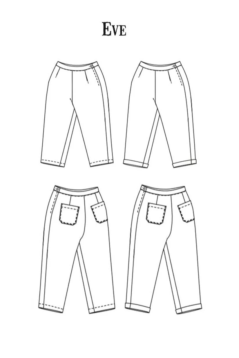 The Eve Trouser Womens PDF Pattern - Merchant & Mills - Image 4