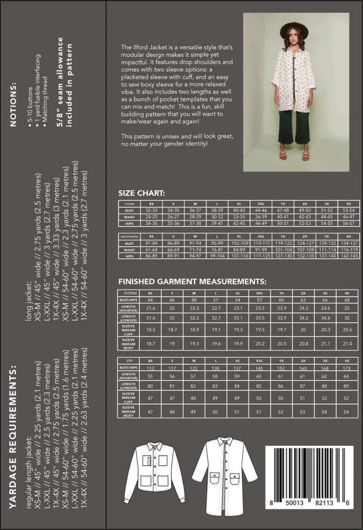 The Ilford Jacket Pattern - Friday Pattern Company - Image 9
