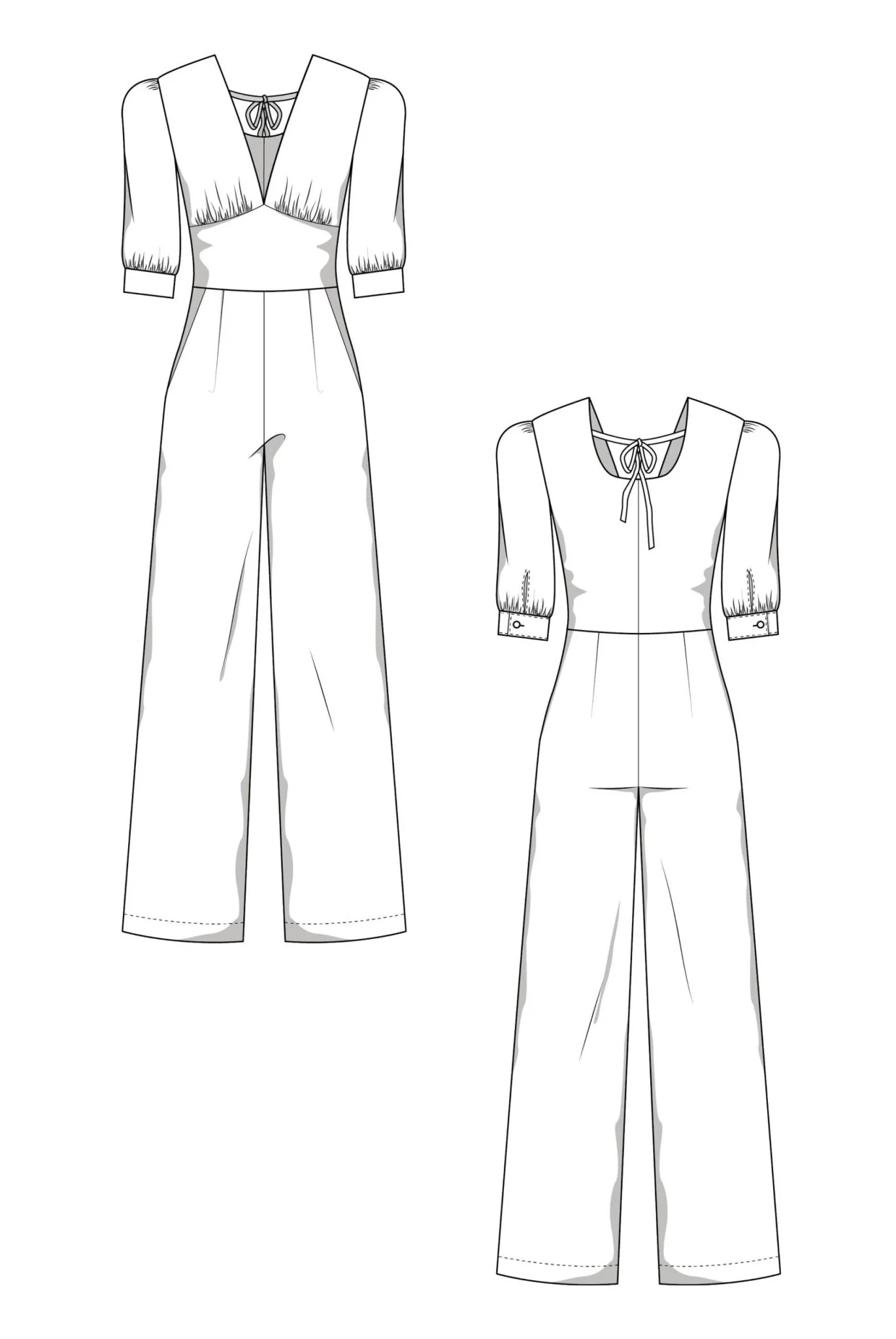 The Jolene Jumpsuit - Paper Sewing Pattern - Juliana Martejevs - Image 5