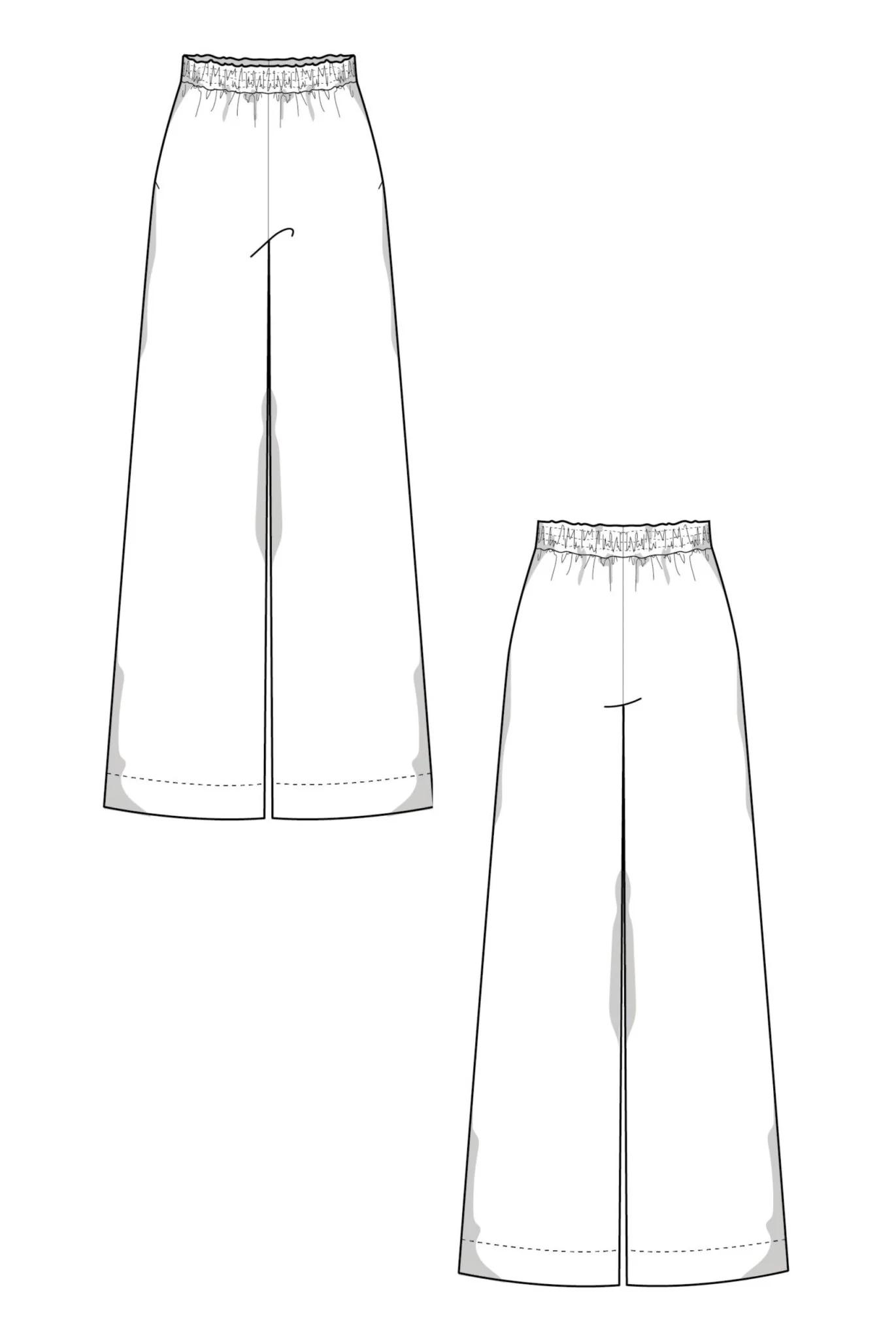 The Lana Palazzo Pants - Paper Sewing Pattern - Juliana Martejevs - Image 5