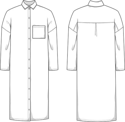 The Lola Blouse - Paper Sewing Pattern - Juliana Martejevs - Image 5
