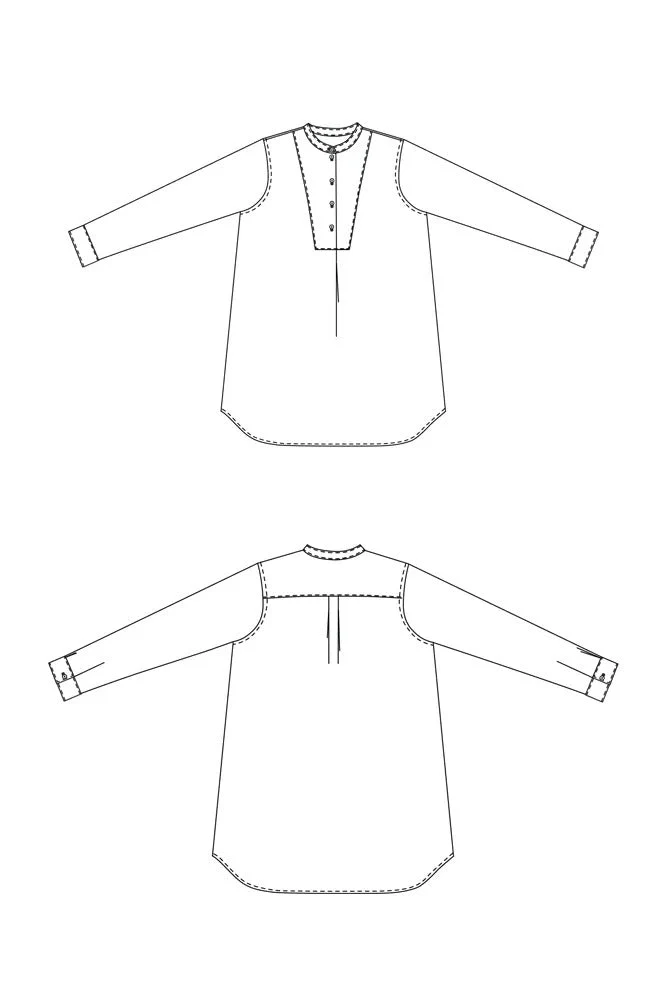 The Niven Classic Shirt Dress PDF Pattern - Merchant & Mills - Image 11