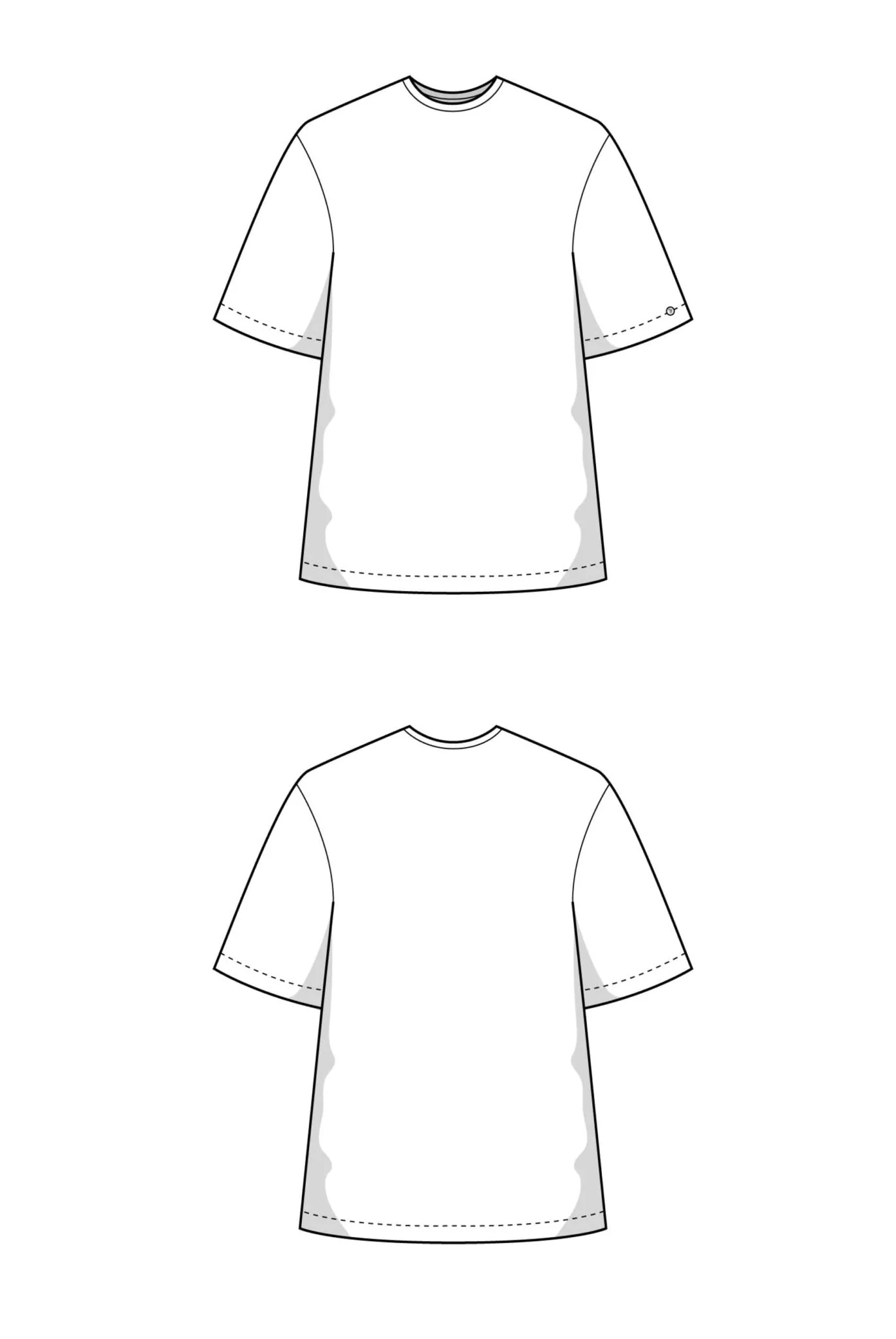 The Oversized T-Shirt - Paper Sewing Pattern - Juliana Martejevs - Image 5