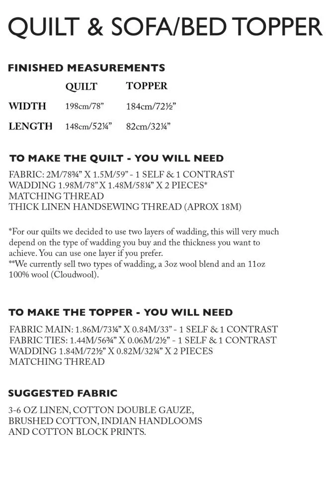The Quilt and Soft Bed Topper PDF Pattern - Merchant & Mills - Image 13