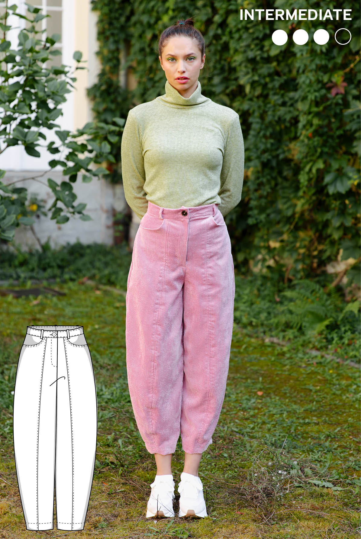 The Quinn Trousers - Paper Sewing Pattern - Juliana Martejevs