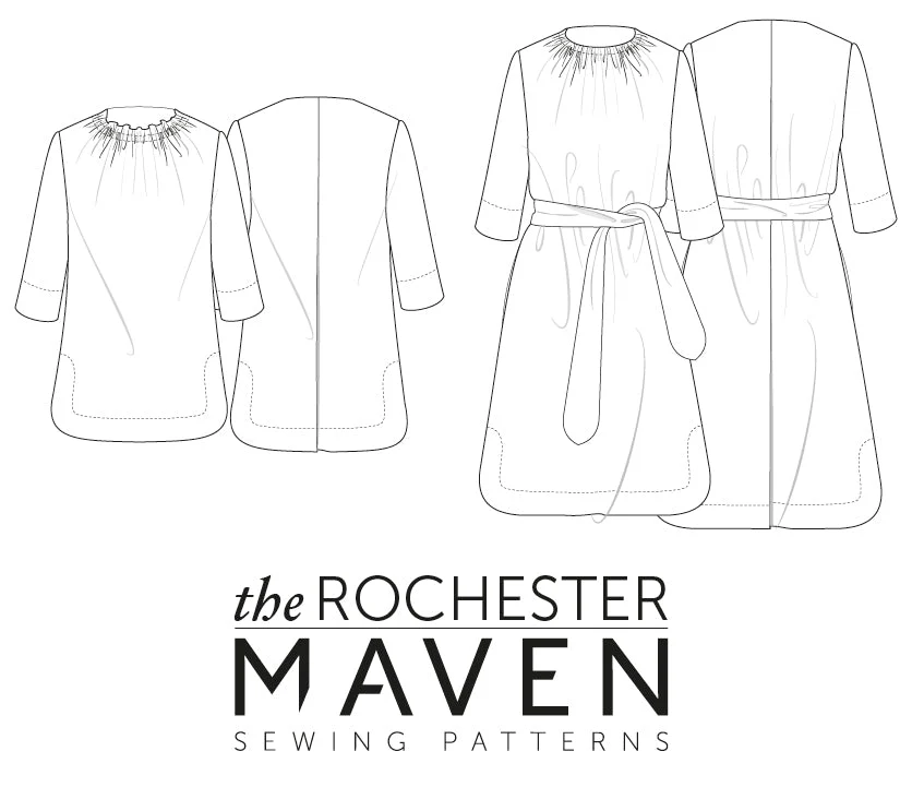 The Rochester Dress & Top Paper Sewing Pattern - Maven Sewing Patterns - Image 9